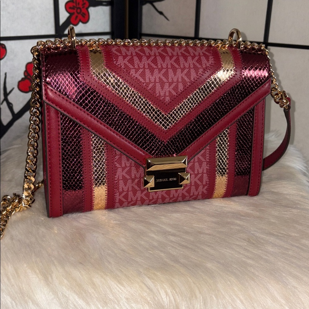 Michael Kors WHITNEY Md Flap Chain ShoulderBag